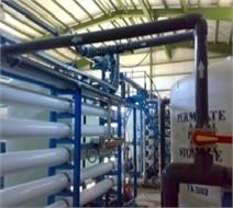 Blow down water treatment plant system for Mofateh  steam turbine Power Plant  in RO basis